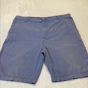 ACADEMY SIZE 38 Men's Blue Striped Shorts